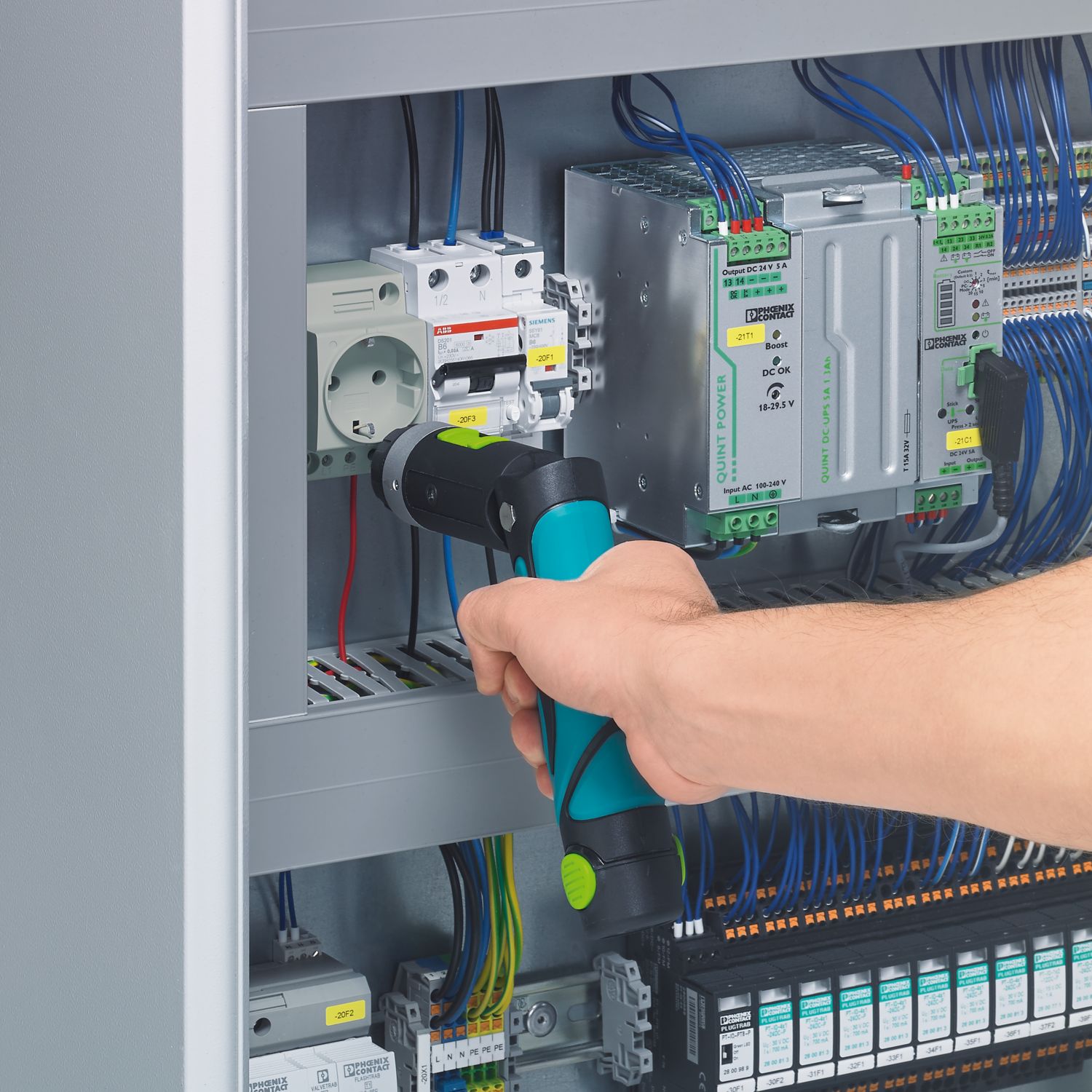 پریز برق ماژولار ریلی فونیکس کانتکت Phoenix Contact 0804027