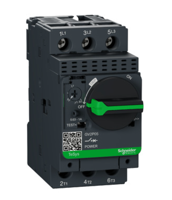 کلید حرارتی مغناطیسی موتوری اشنایدر الکتریک Schnieder Electric GV2P05